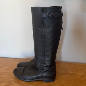 J.Crew Black Leather Riding Boots